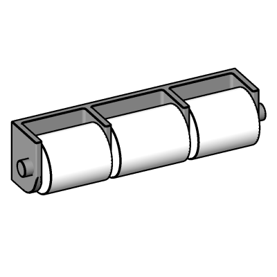 3-Roll Toilet Paper Dispenser 3550