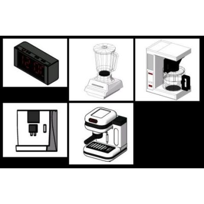 Family appliances for kitchen