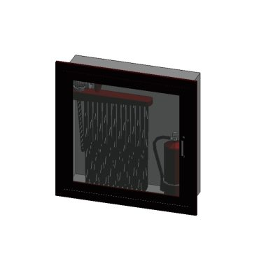 Cabinet for fire hydrant hose