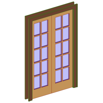 Int-DblPocket-10 lite-Craftsman Casing Door 1730