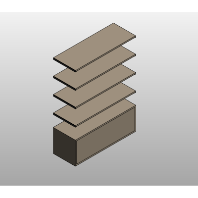 Tiered Shelf Unit