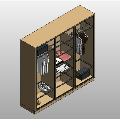 Glass Door Wardrobe