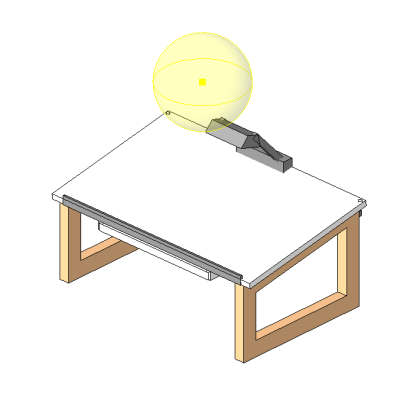 drafting table with light 5243