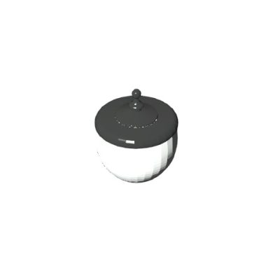 Monochrome Elegance Jar