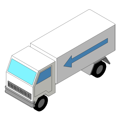 Mr GG Truck Delivery W250 D700 H324 1886