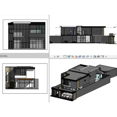 Two-level single-family house