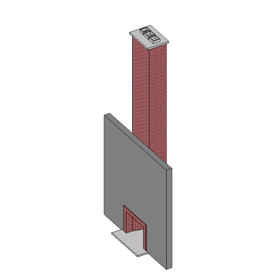 Masonry Chimney - Wall