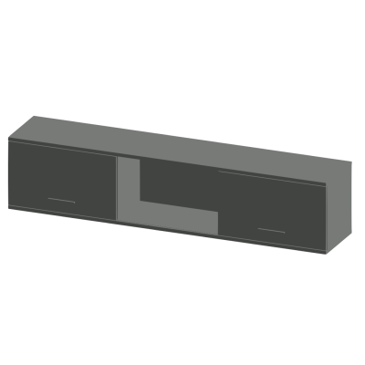 01-Overhead wall storage for use with single modules
