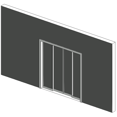 4-Pane Sliding Glass Doors