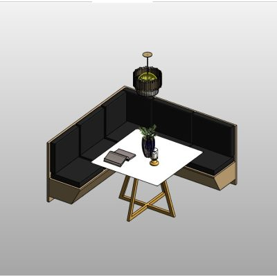 Dining Table Set 2 Corner Dining Nook