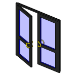 Revit Door Families: Your Free and Parametric Library for 2026 4 Classic Double Exterior Door