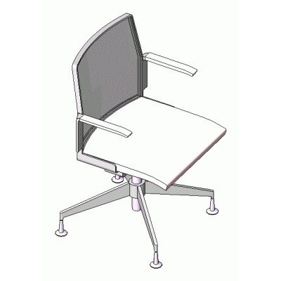 3d office chair