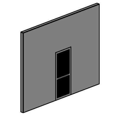 Steel Door Grill 9118