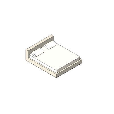 Minimalist Double Bed 03