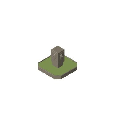 Garden Sculpture on Square Base