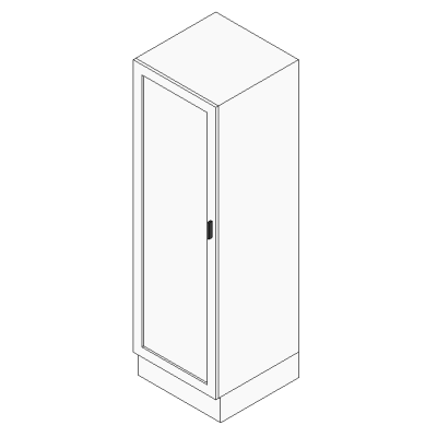 Single Door Kitchen Pantry Cabinet