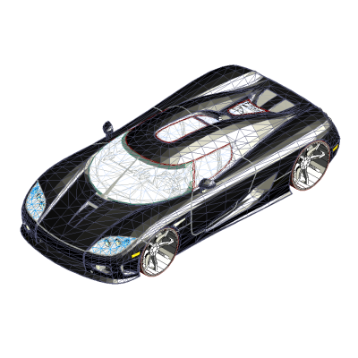 Konigsegg CCX 3D Model