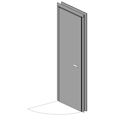 Sleek Modern Door LCD 87