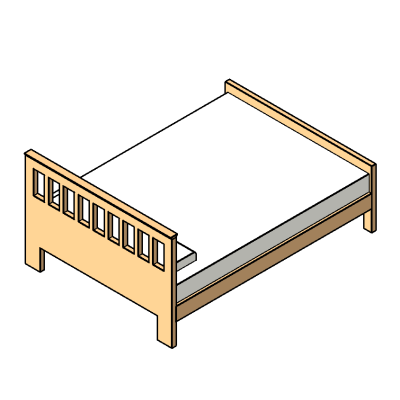 Classic Wooden Bed Frame