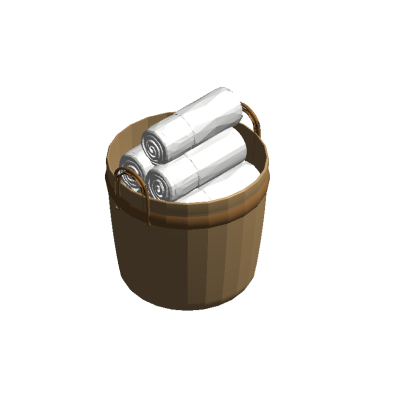Towel holder with modern compact basket