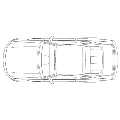 Top view Detail Component Ford Mustang 11192