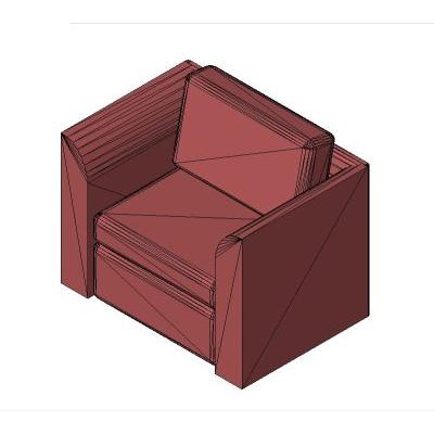 Vibrant Red Sofa