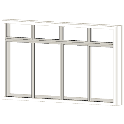 Double Doors w Vision Lites - HM DW Frame