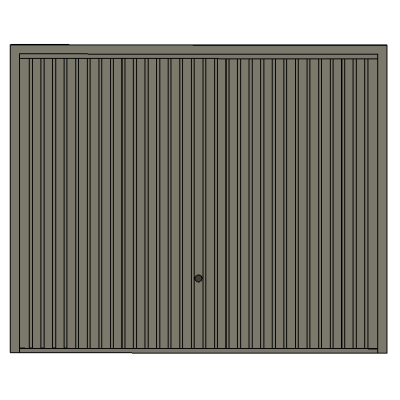 Tilting garage door