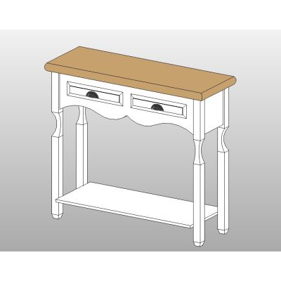 Classic Two-Drawer Console