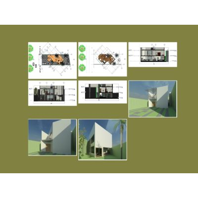Single family home with detailed plans