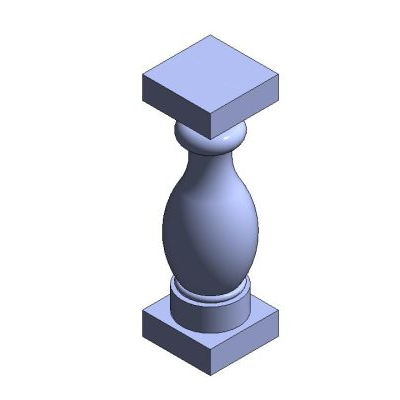 Ornate Turned Baluster
