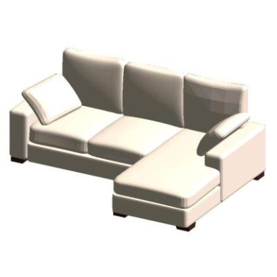 Modern sofa  - revit