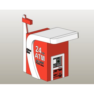 Drive-thru ATM kiosk