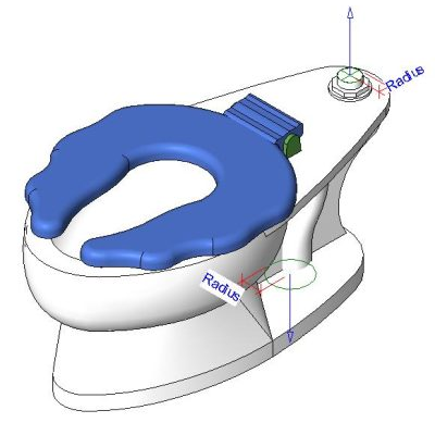 Ergonomic Toilet Lid Design