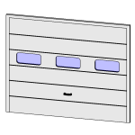 Revit Door Families: Your Free and Parametric Library for 2026 11 Garage sectionnelle