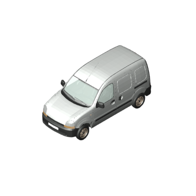 Silver Compact Cargo Van