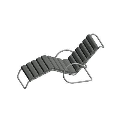 Contemporary Outdoor Chaise Lounge