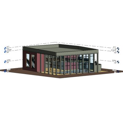Multipurpose room 3d model