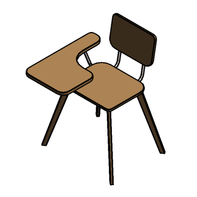 Wooden Student Chair