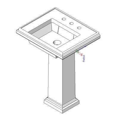 Pedestal sink