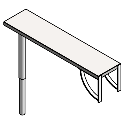 Stainless stell bar shelf 6470
