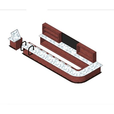 Classic Wooden Pub Bar
