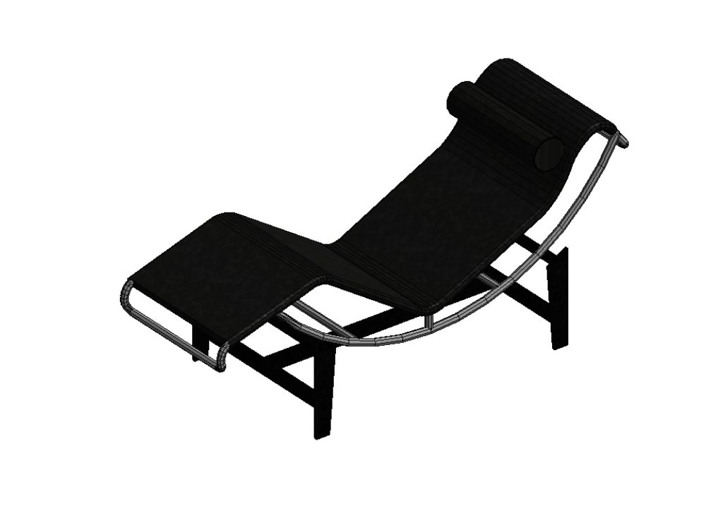 The chaise lounge lc4 designed by le corbusier