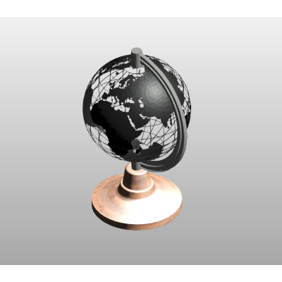 World Globe Decor