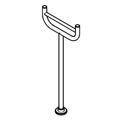 Poteaux double support