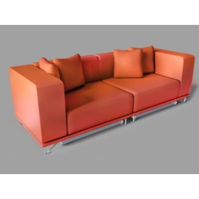 Red sofa