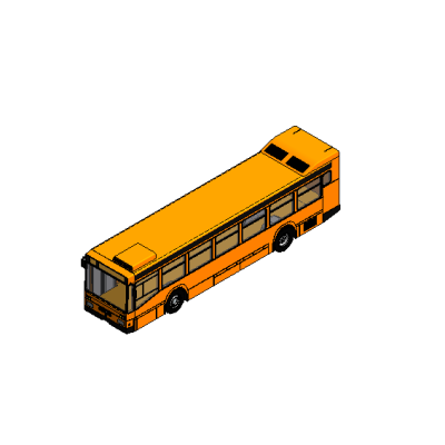 Tour bus with modern red accents 7 Urban Transit Bus