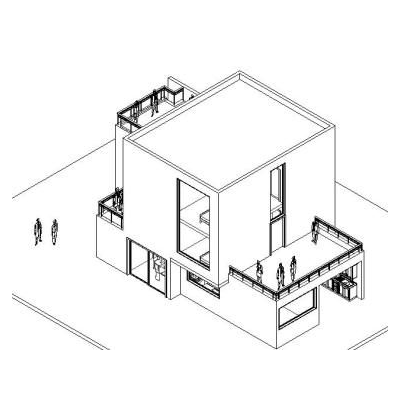 Unifamiliar housing revit