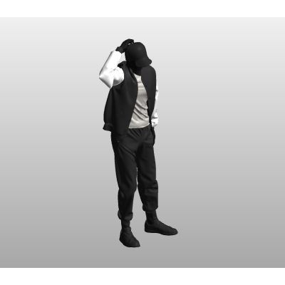 Modern Casual Pose Figure