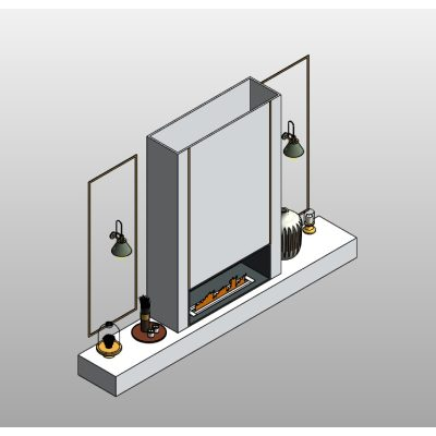 Modern Fireplace Unit